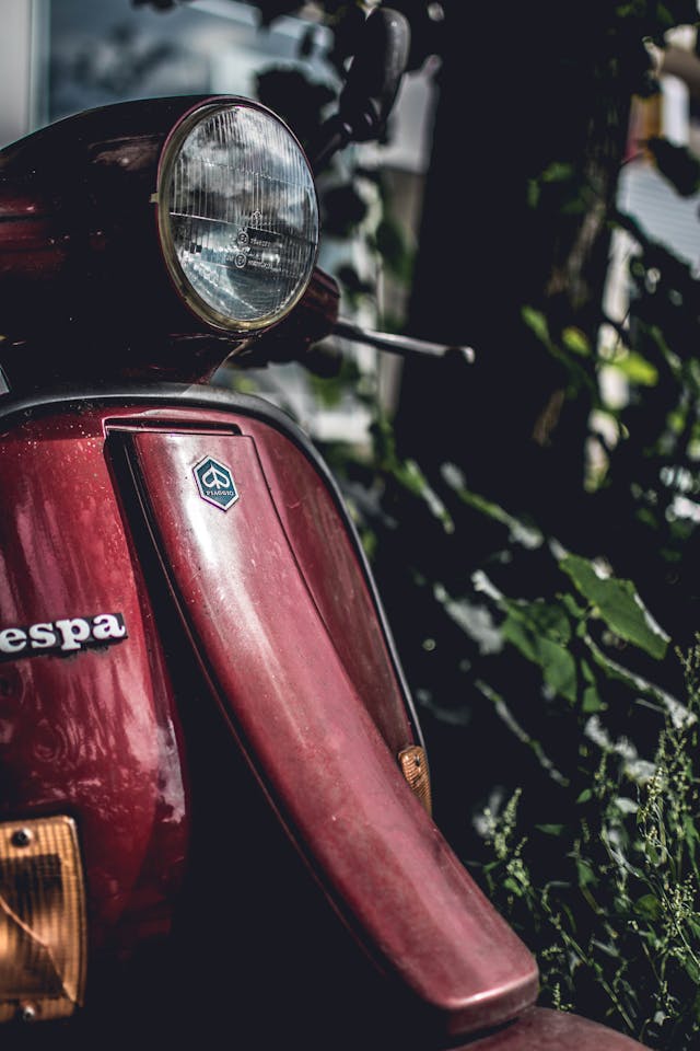 red-vespa